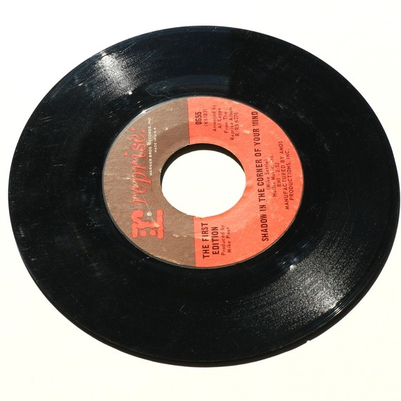 The First Edition Just Dropped In/Shadow In The Corner Of 45 rpm Vinyl 7" Record - Picture 8 of 9